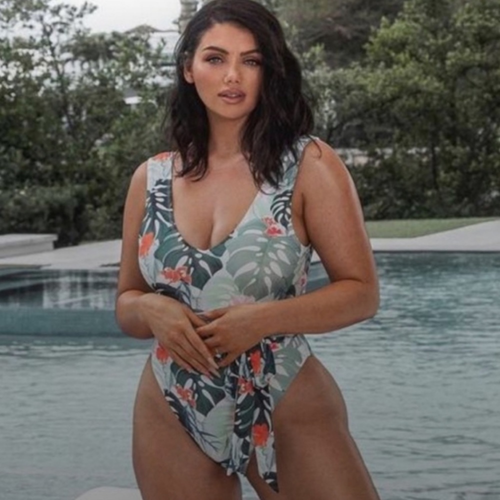 Toluca Tropical Print One-Piece Swimsuit